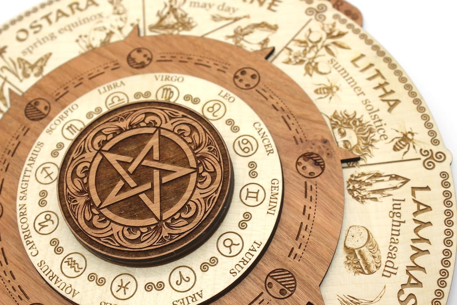 Bausatz Jahresrad / Heidnischer Jahreskreis: Wicca-Jahreskreis Mit St&auml;nder image number 5