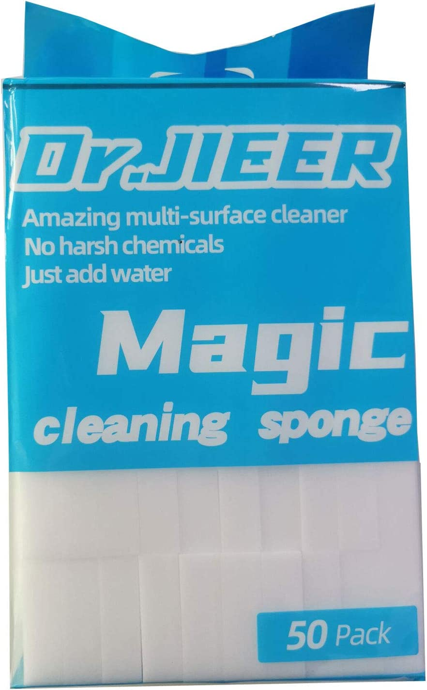 ZHEZHE 50 Pcs/Lot Magic Sponge Eraser Multi-Functional Melamine Foam Cleaner 100X60X20Mm image number 6
