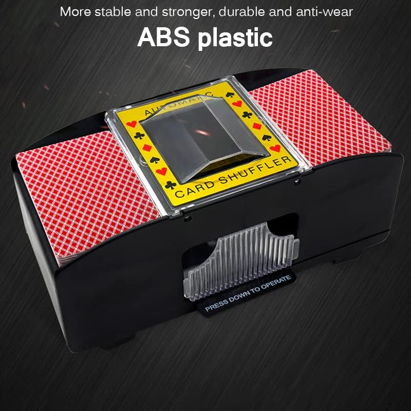 2Decks Automatic Card Shuffler Poker Cards Shuffling Machine Casino Playing Game image number 5