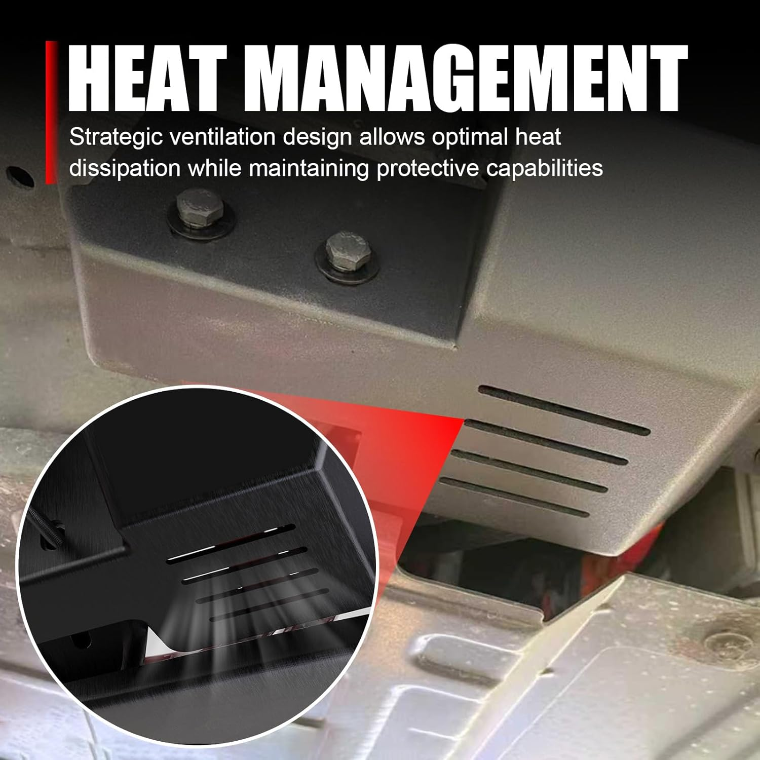 BYD Shark 6 Condenser Metal Guard, 3.0 Mm Chassis Protection, Heat Dissipation image number 5