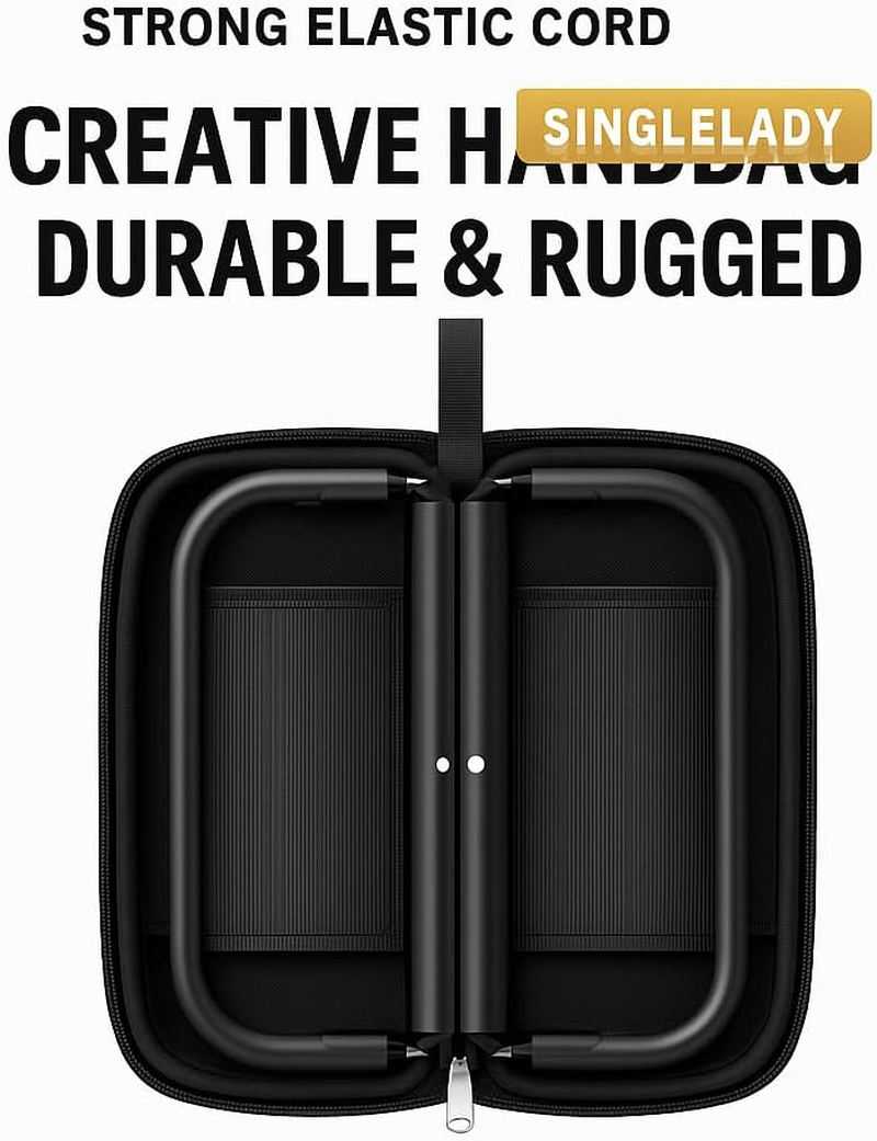 SYGELER Ultra-Light Portable Folding Chair,Portable Outdoor Travel Stool,Compact and Travel-Friendly Folding Stool for Camping and Hiking, Carry Bag Included image number 4