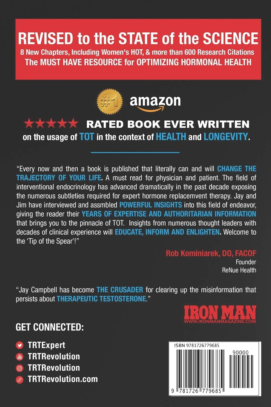 The Testosterone Optimization Therapy Bible: the Ultimate Guide to Living a Fully Optimized Life