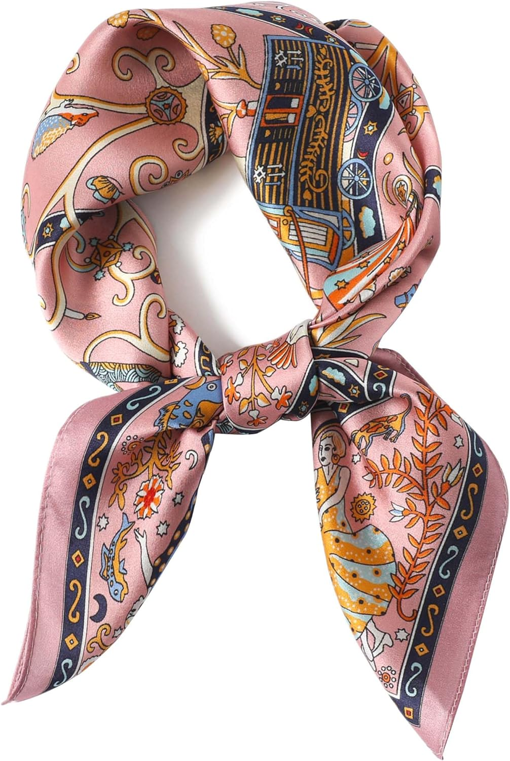 Onllh Silky Scarf for Women Lightweight Satin Bandanas Neck Hair Wrap for Sleeping Head Scarves 27.5"