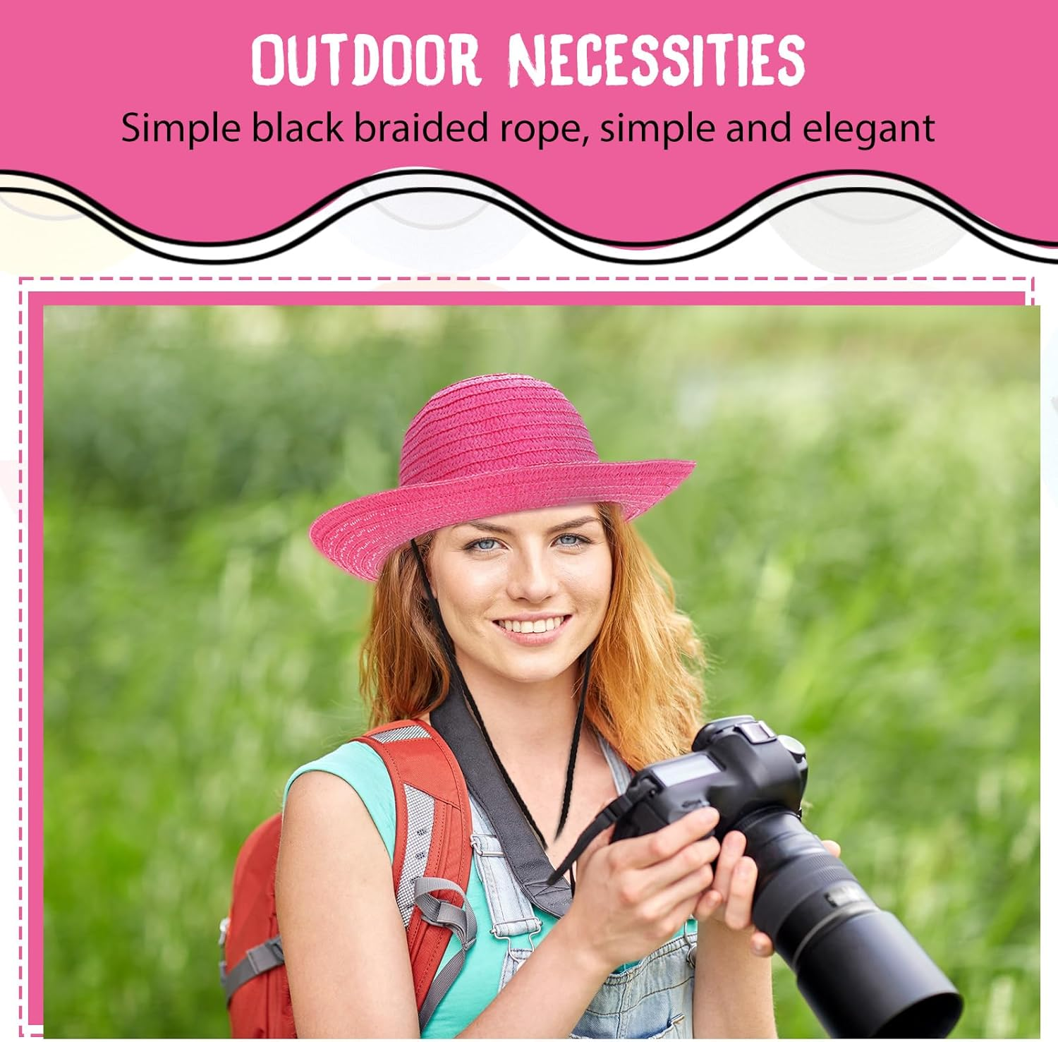 Bonuci 15 Pcs Straw Cowboy Hat Party Hat Colorful Sun Hat Bulks Beach Hat Sun Protection Hat for Women Men Wide Brim Hat Cowgirl Costume Accessories for Travel Outdoor Western Themed Party, 15 Colors image number 3