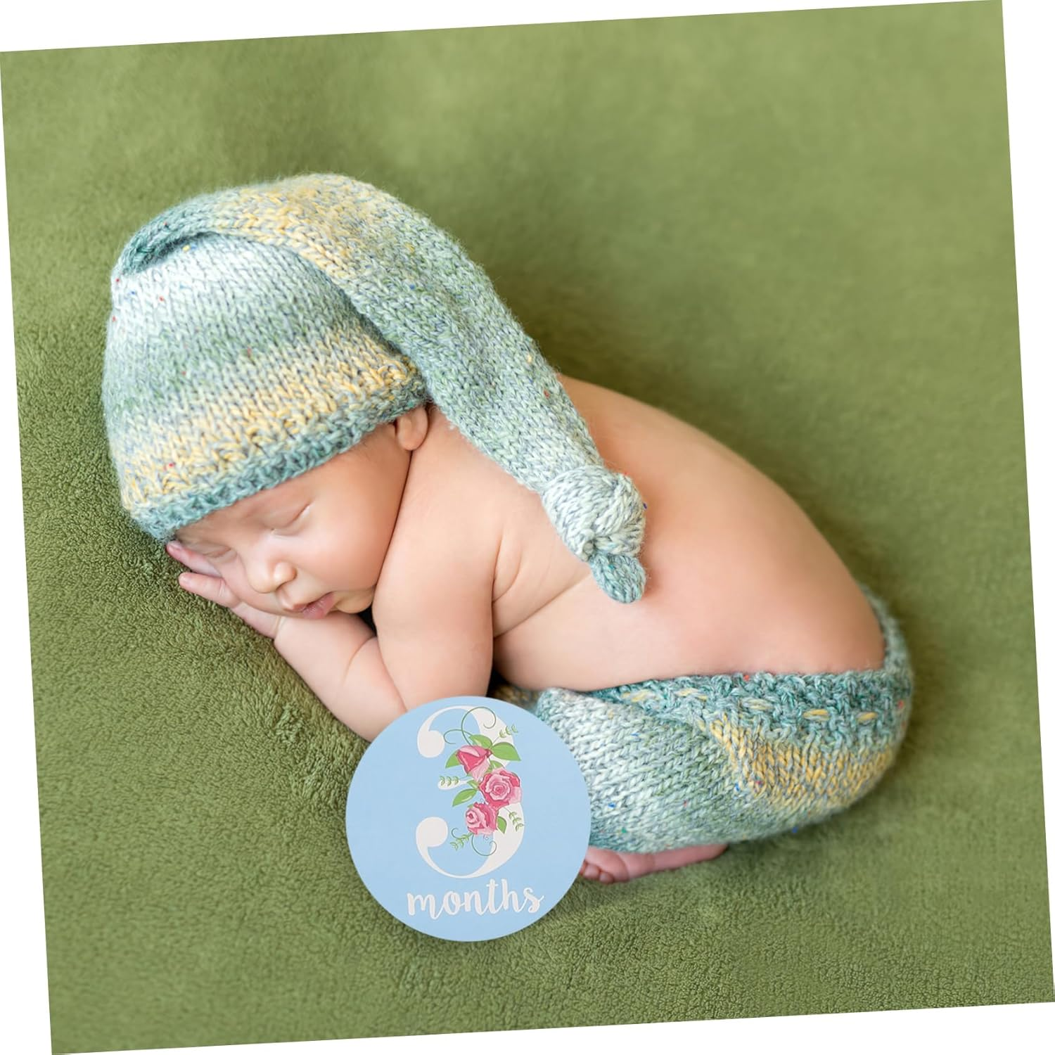 12Pcs Adorable Monthly Stickers for Newborns Toys for Months Qv Stickers