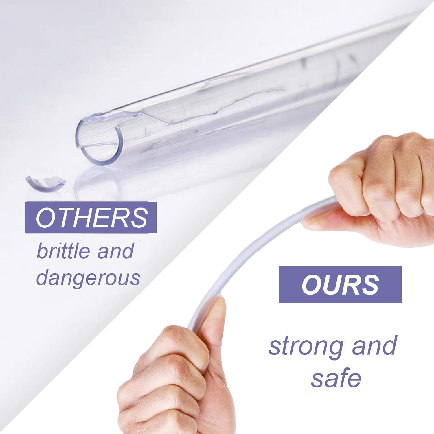 Stanley Replacement Straws, 6Pcs Stanley Cup Straws with 1Pcs Straw Cleaning Brush Compatible with Stanley 14/20/30/40 Oz Cup Reusable Plastic Straws Stanley Cup Accessories image number 1