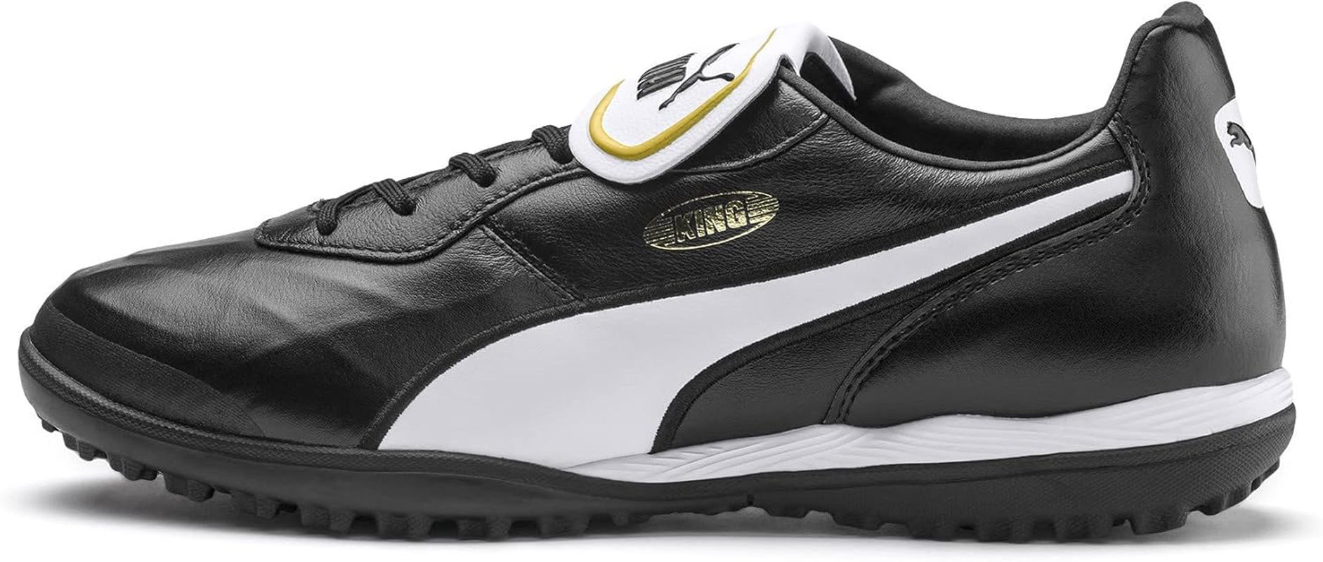 PUMA Unisex Adults' King TOP TT Football Boots, Black White