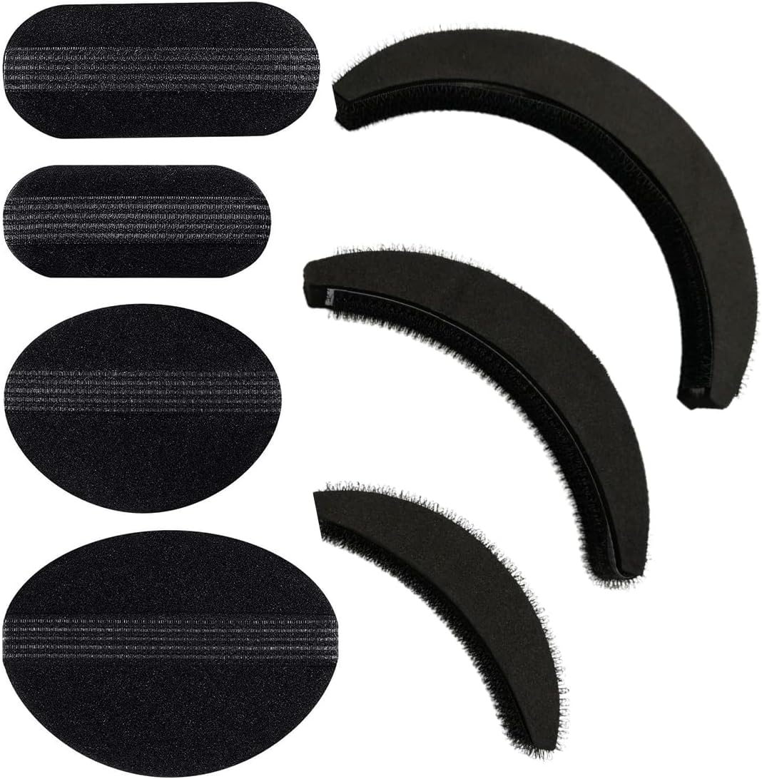 AFCJLTO Pack of 7 Sponge Volume Hair Base Set Bump It up Inserts Styling Tool Combs Clips Accessories Hair Clip Puff Hair Clip Hair Volume Insert for Women and Girls image number 5