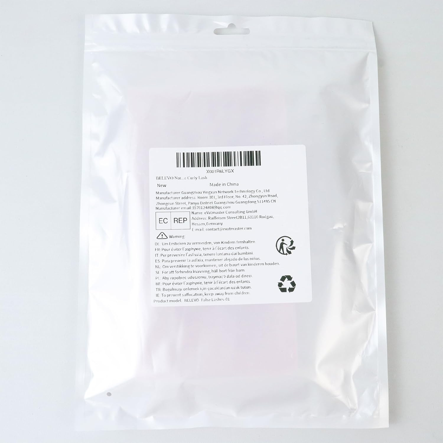 BELEVO Natural False Eyelashes, False Eyelashes False Eyelashes False Eyelashes Volume Russian Lashes image number 3