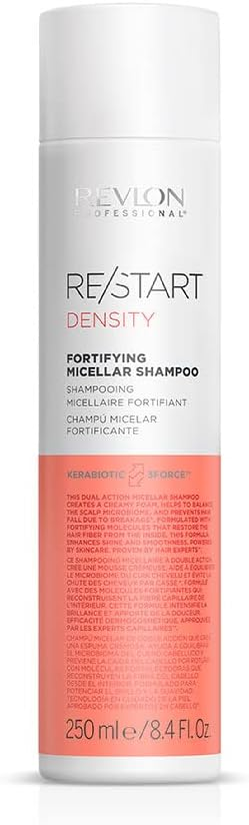 Revlon Professional Density Fortifying Micellar Shampoo for Brittle Hair to Reduce Hair Loss, Strengthen & Improve Shine (250Ml) Unisex image number 4