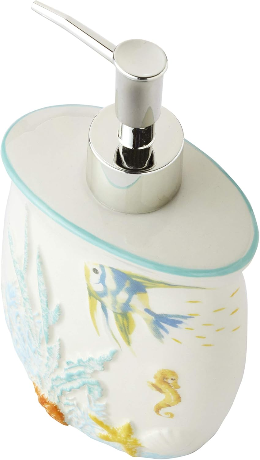 SKL Home by Saturday Knight Ltd. Ocean Watercolor Soap Dispenser image number 2