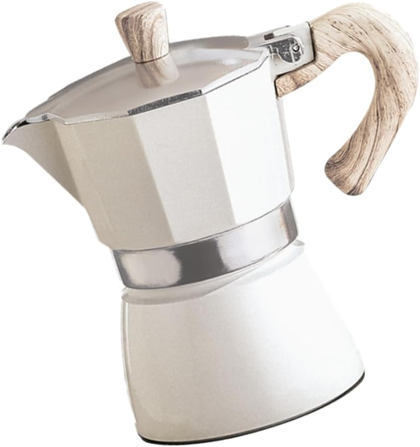 VINTORKY Aluminum Pot Hand Brew Coffee Maker Portable Espresso Pot Dripper for Tea House image number 1