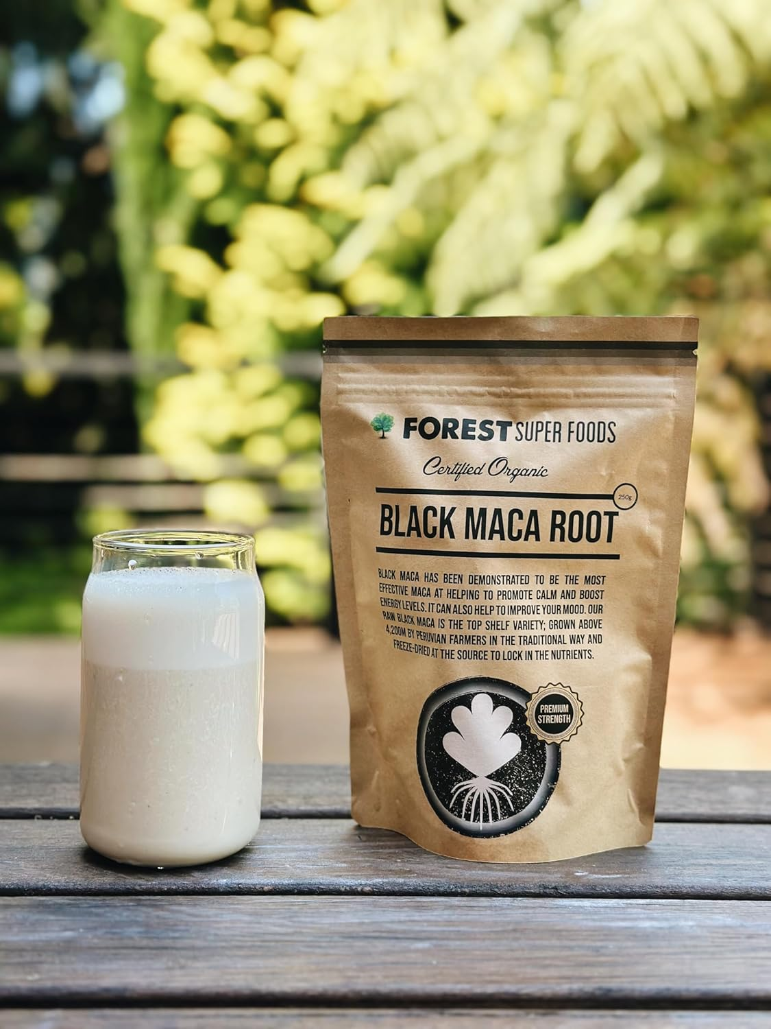 Forest Super Foods Certified Organic Potent Black Maca Root Raw 250G | 100% Pure | the Most Potent Maca Variety - 3500Mg per Serve image number 4