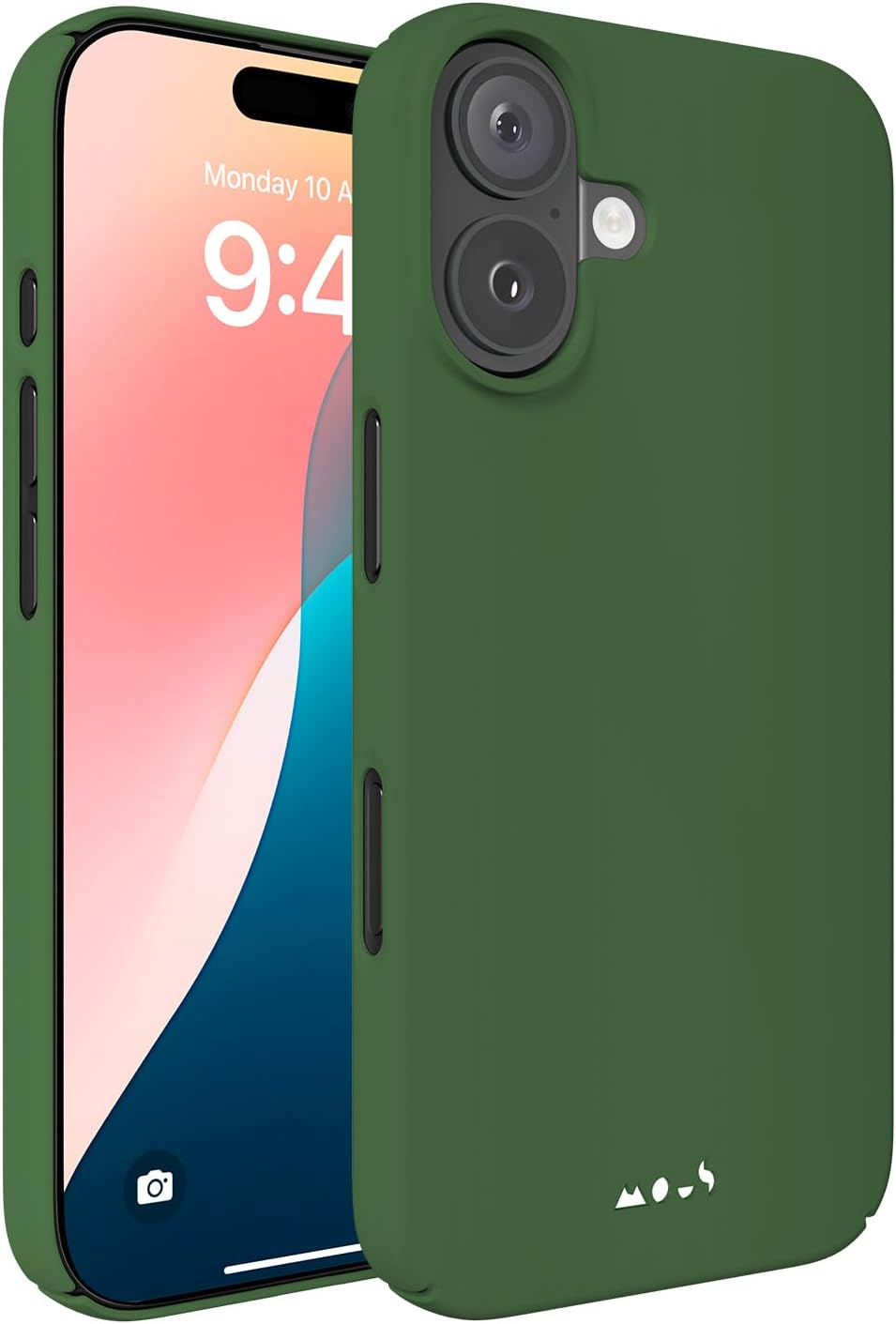 Mous for Iphone 16 Pro Case Slim Magsafe Compatible - Super Thin 2.0 - Magnetic Phone Cover - Black image number 4