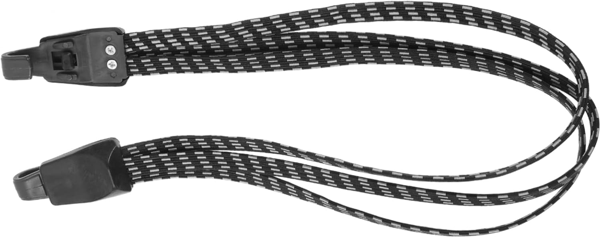 COSMEVIVI Bike Luggage Bungee Cord with Hooks, Black Elastic Cargo Binding Strap for Cycling and Outdoor Travel, Heavy-Duty Fixing Rope Suitable for Mountain Bikes and Backpacks image number 1