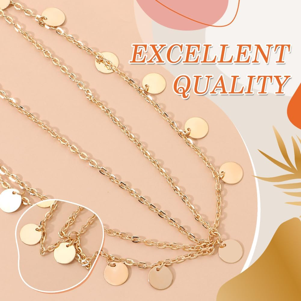 Women'S Gold Headband, FUKPO Boho Headchain, Gold Hippie Oriental Headpiece, Gold Sun, Golden Head Chain, Hair Chain, Wedding Bridal Hair Accessories, Sequins, Tassels, Headband, Festival, Women And image number 6