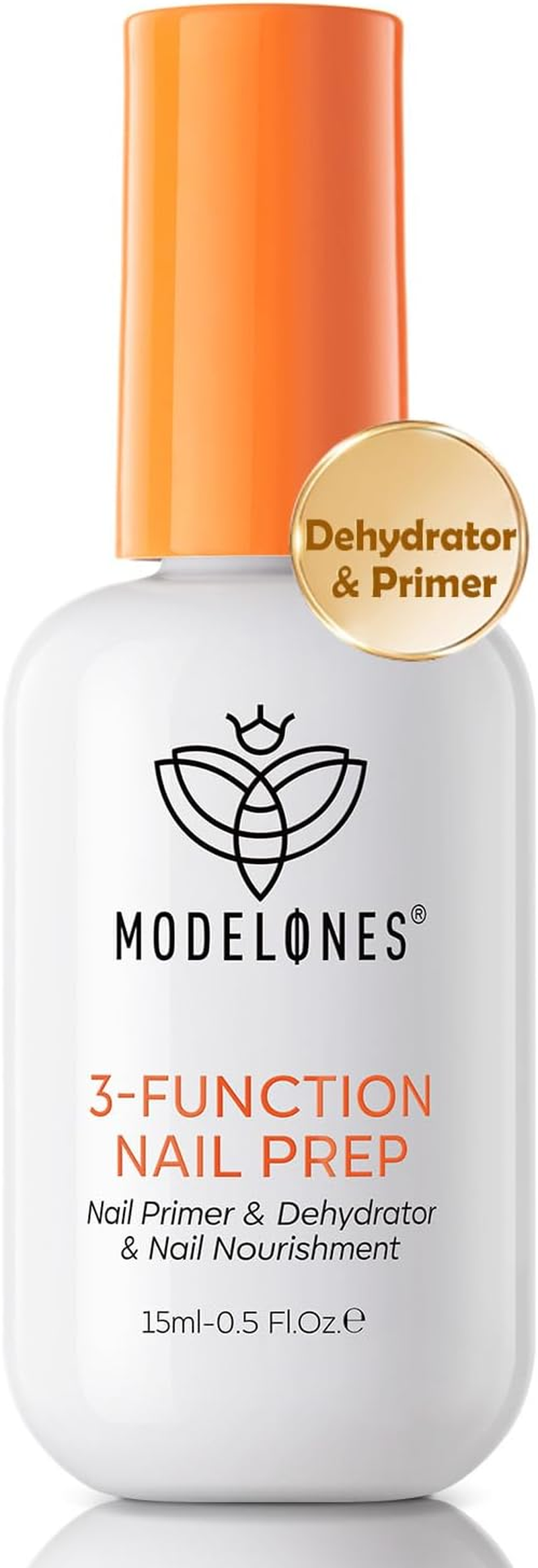 Modelones 1 Pc 3-In-One Nail Prep, 15 Ml Nail Dehydrator and Primer & Nail Nourishment, Hema-Free Nail Growth for Acrylic Nails and Gel Nail Polish image number 2