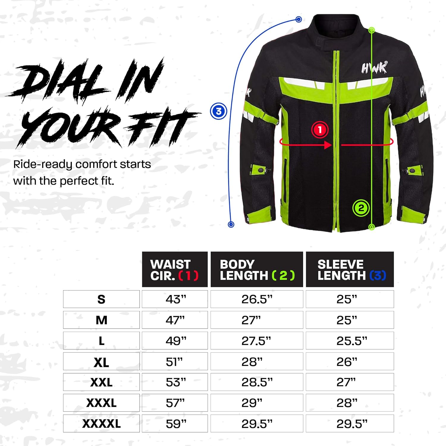 HWK Mesh Motorcycle Jacket Riding Air Motorbike Jacket Biker CE Armored Breathable, Green, Xx-Large image number 4