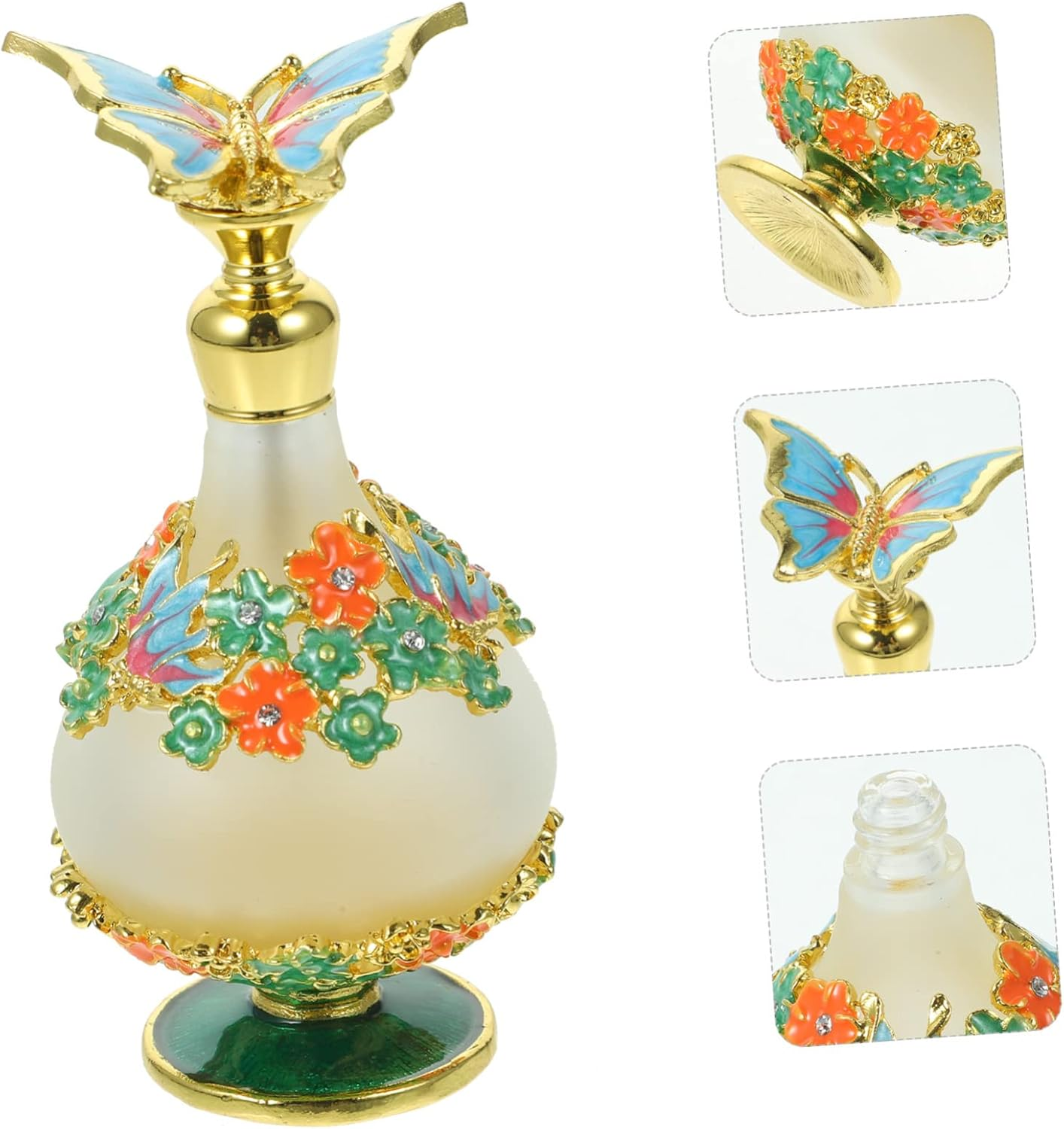 HONMEET Elegant 25Ml Glass Perfume Travel Refillable Bottle for Essential Oils Perfumes Cleansing Oils image number 2