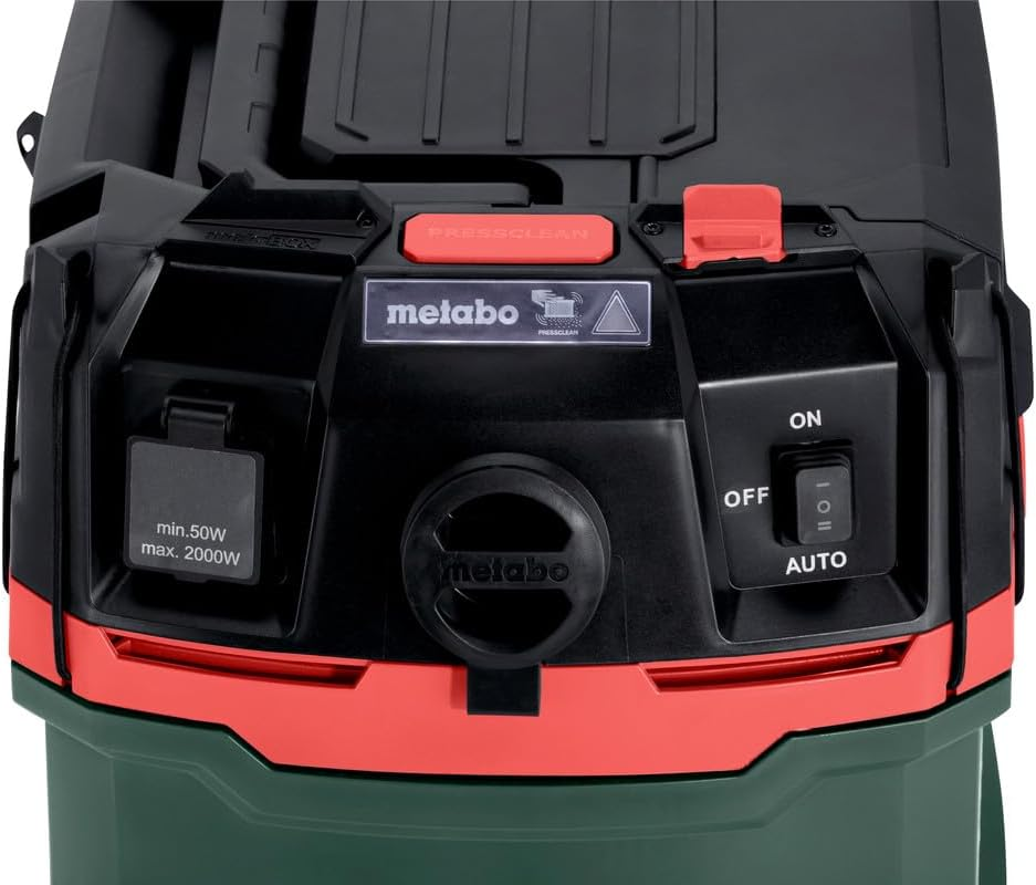 Metabo 1200 W H-Class Wet & Dry Vacuum Cleaner, 30 Litre Container Volume image number 3