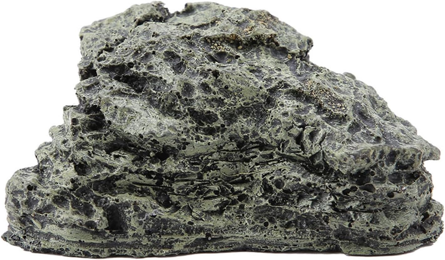 Aquarium Hideaway Rock Cave for Aquatic Pets to Breed,Aquarium Decorations Fish Hideout House,Small Decor Rocks for Betta Turtles Aquatic Reptile Pets image number 6