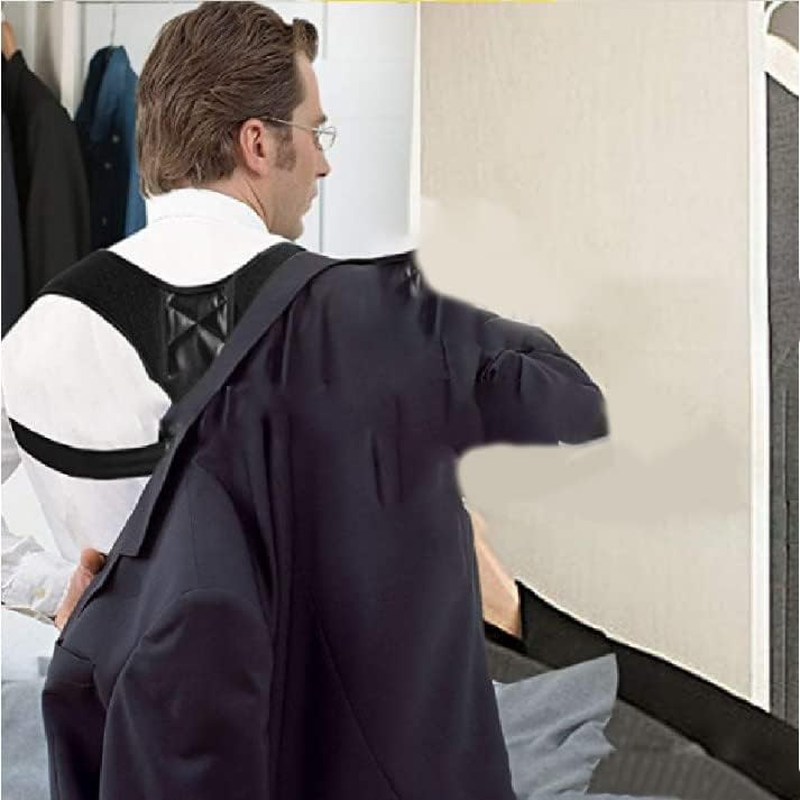 Posture Corrector for Men and Women - Adjustable Upper Back Brace for Clavicle to Support Neck, Back and Shoulder (Small) image number 3