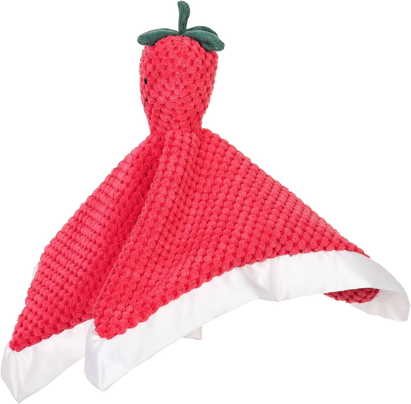 Apricot Lamb Strawberry Blanket Soft Loveys for Baby Boy and Girl,13 Inches image number 4