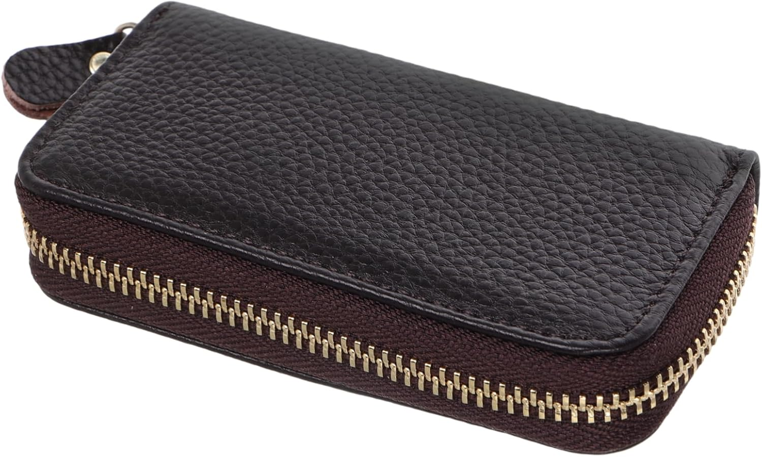 PACKOVE Large Capacity Key Bag Zipper Key Holder Small Card Wallet Woman Pocket Design image number 1