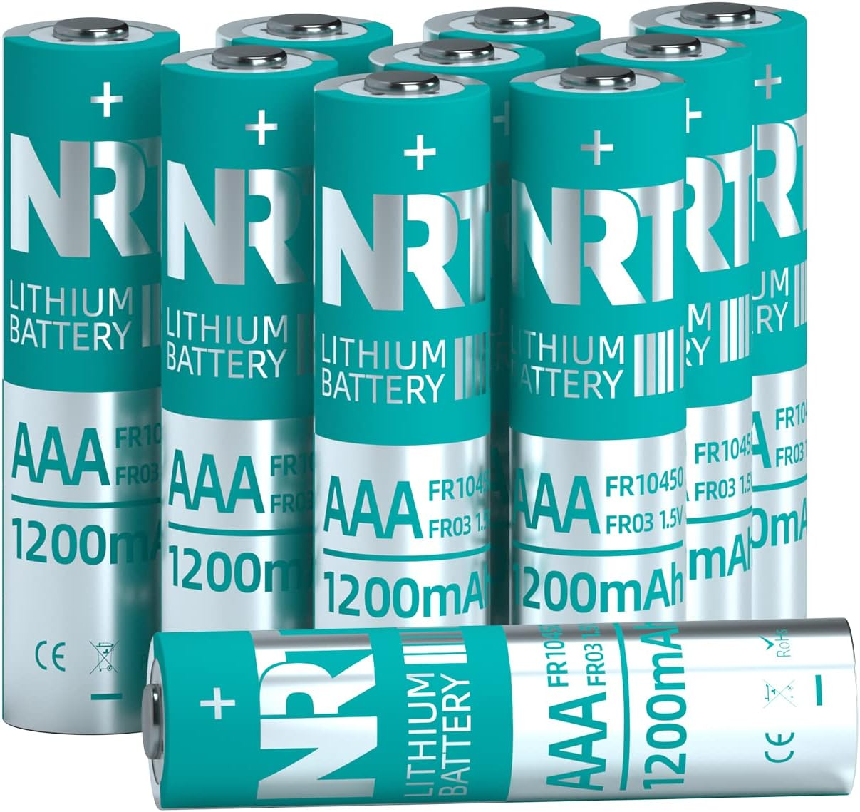 NRT AAA Batteries, Triple A, 1.5V 1200Mah Longer Lasting Power Batteries, Non-Rechargeable