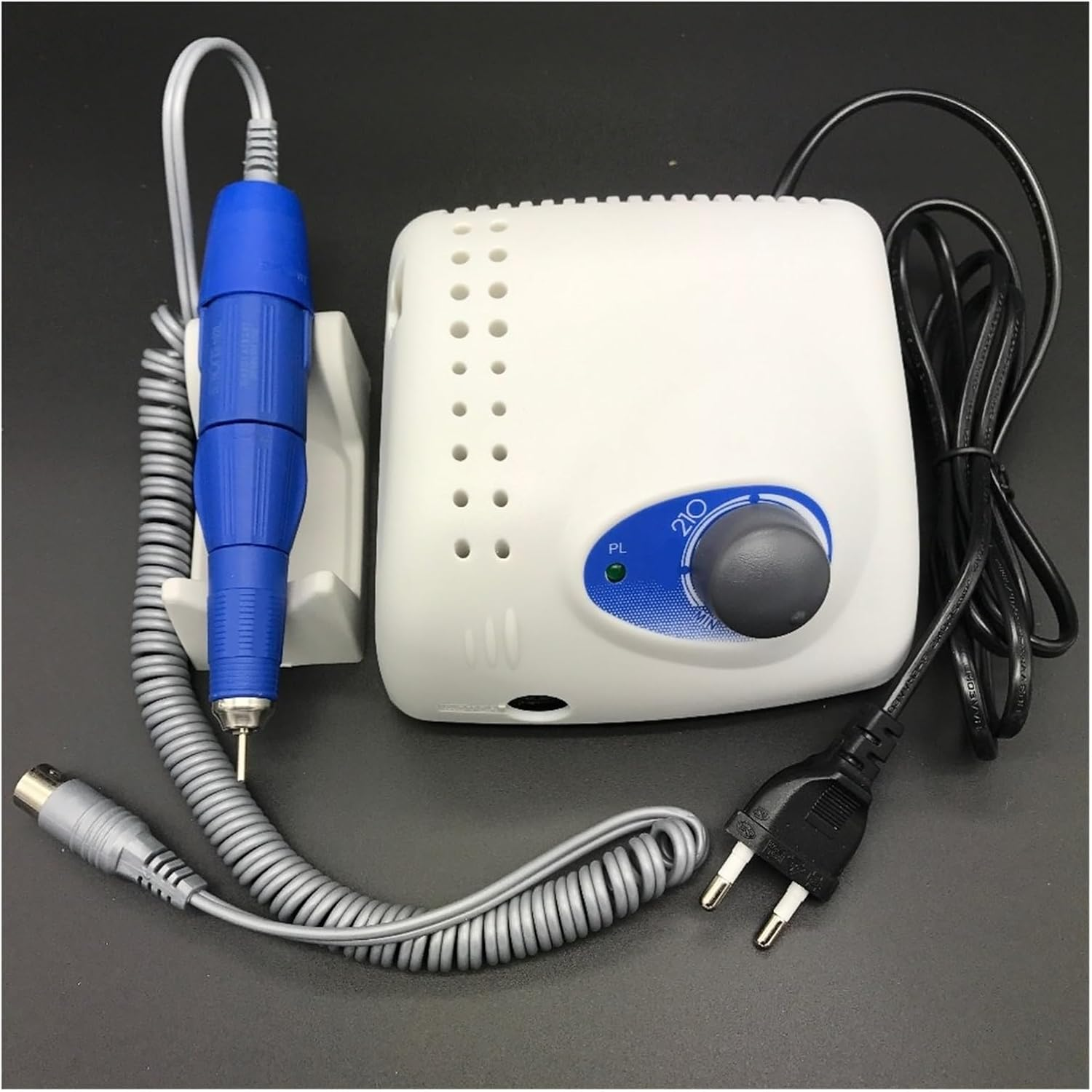 65W 35000RPM Electric Nail Drill Machine Strong 210 Model 102L Handpiece Manicure Pedicure File Bit Art Equipment(Strong 210 102L) - Handpiece image number 2