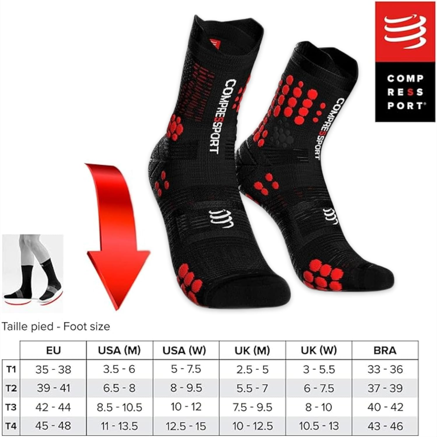 COMPRESSPORT Pro Racing Socks V3.0 Trail Calcetines Para image number 4