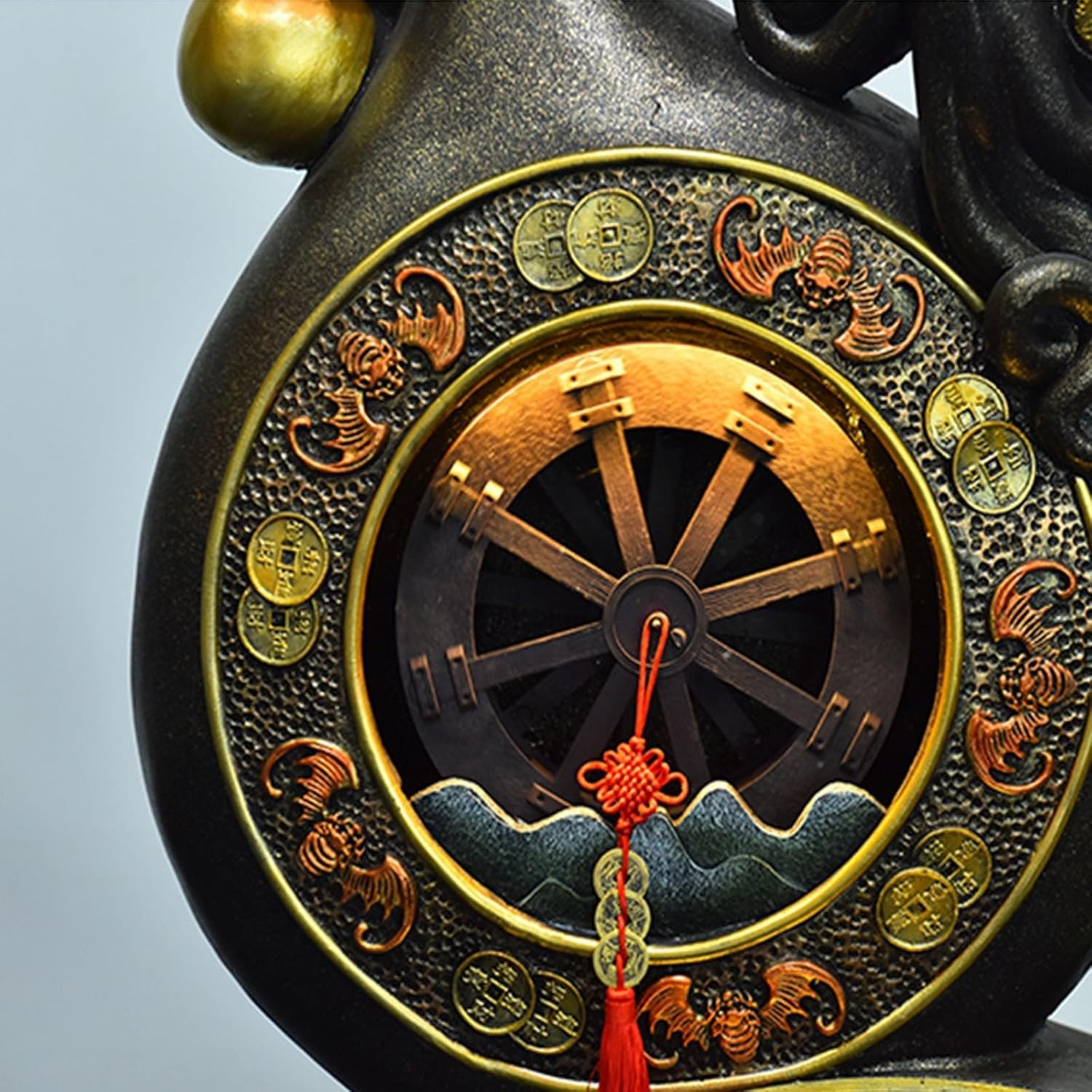 Outdoor Fountain Floor-Standing Water Fountain, Unique Gourd, Indoor Office Relaxation(Small) image number 5