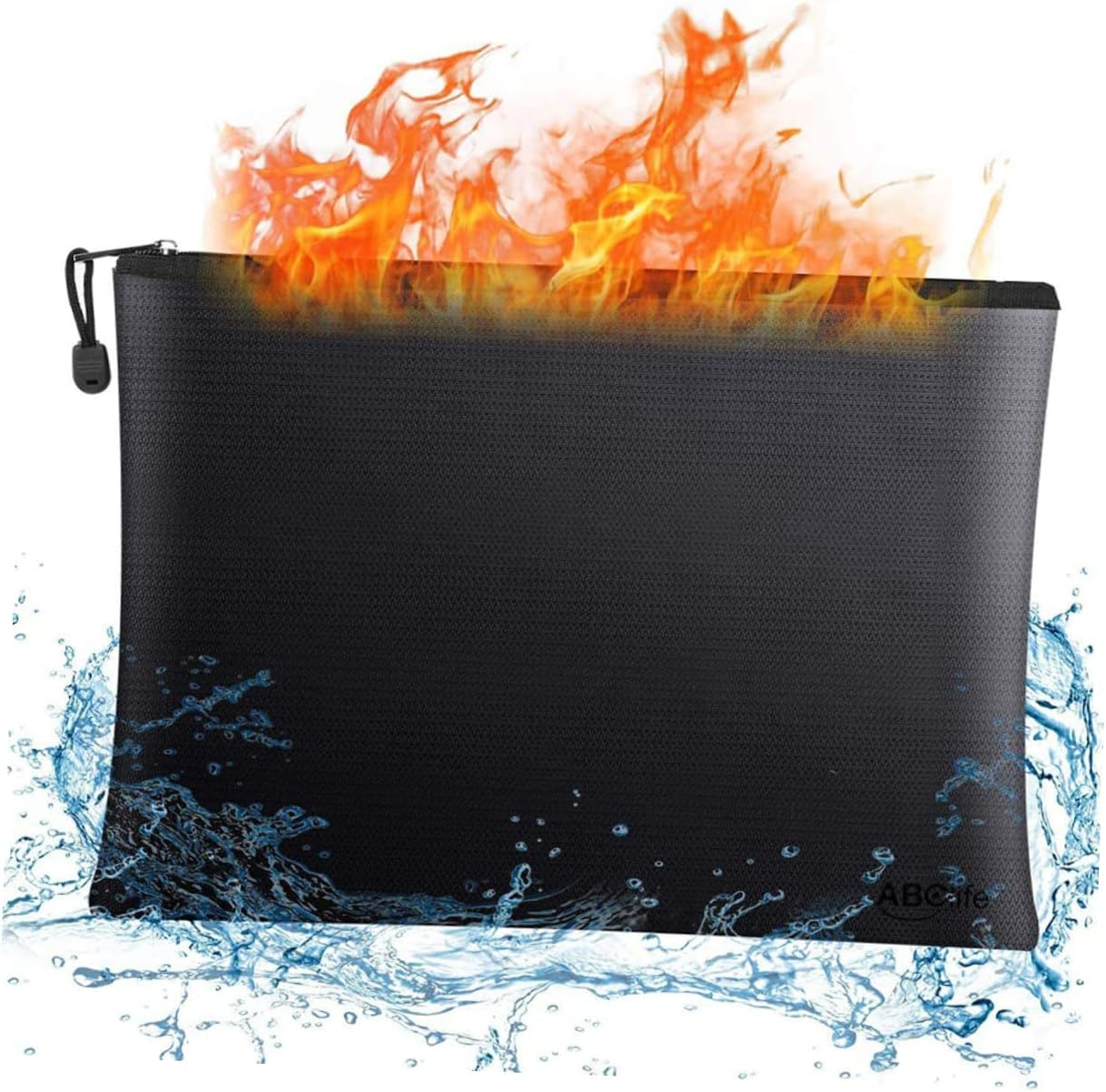 TEHAUX Fireproof Document Bag Pouch Organizer for Travel Money Cards Passports image number 3