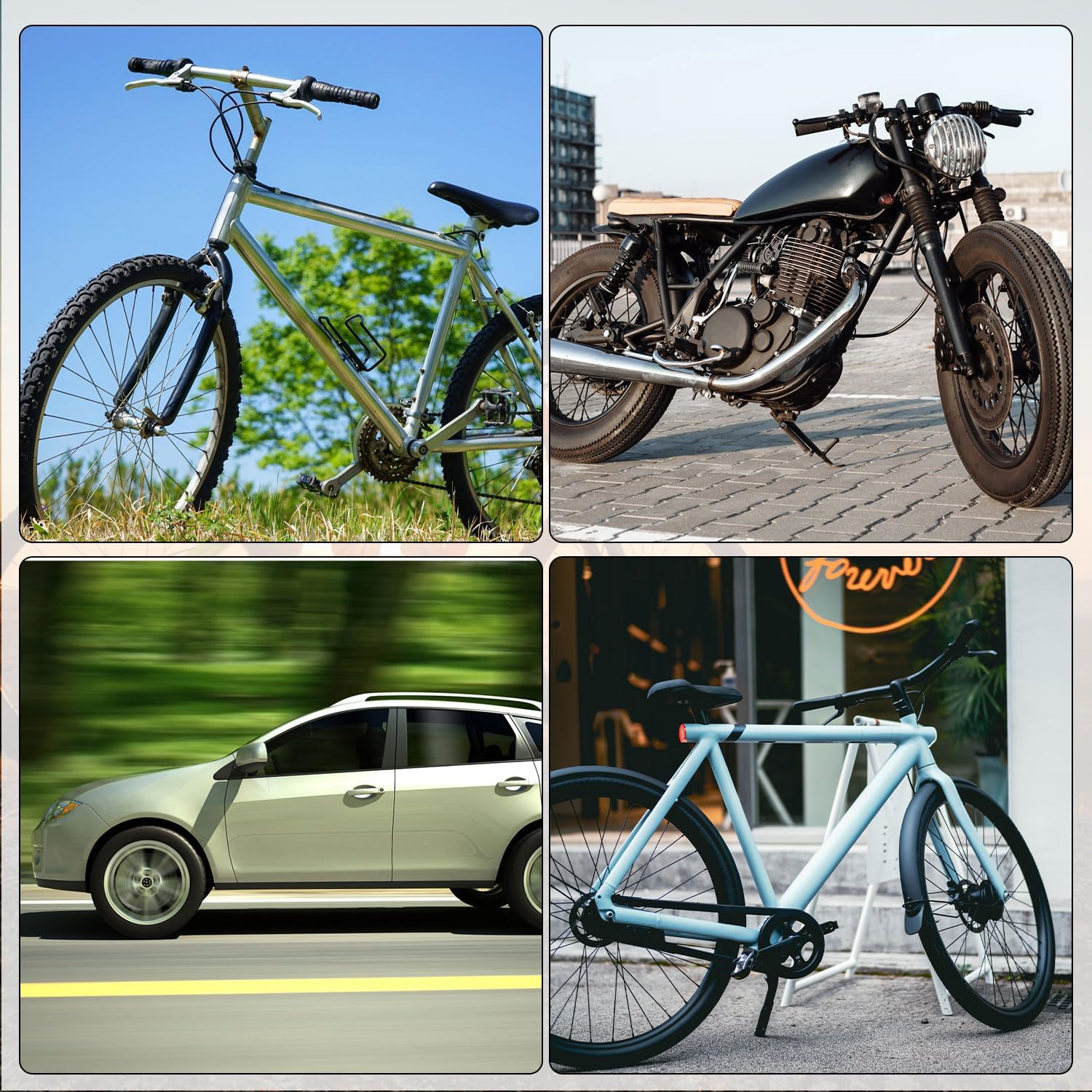 Valve Core Repair Kit, Reliable Valve Core Bike Replacement Kit with 4Pcs Valve Caps and 4Pcs Valve Cores Wrench for Presta & Schrader Valve image number 2