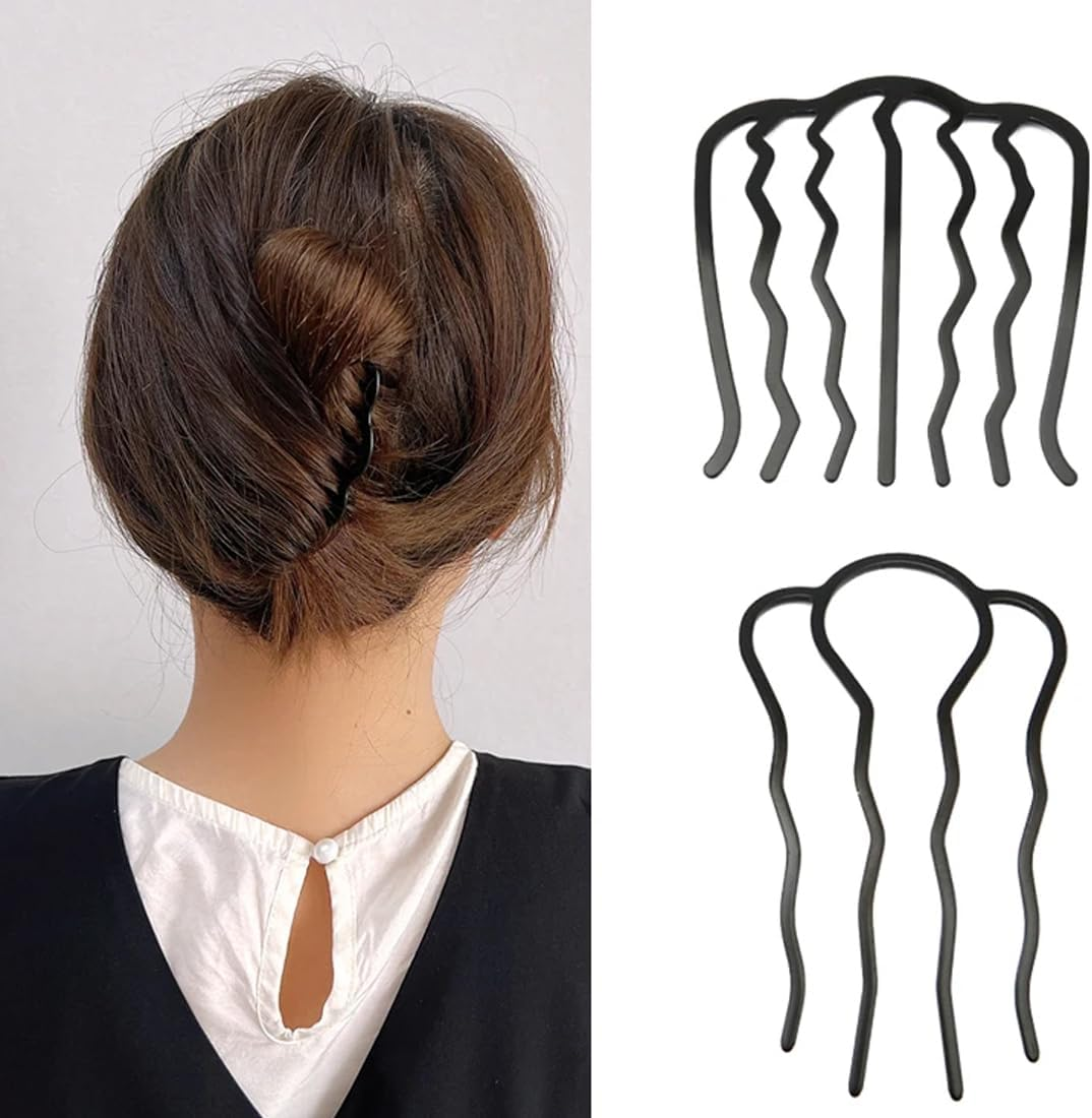 ZORVUJI Pack of 6 Hair Comb Metal Hair Combs Hair Accessories for Women Girls (3 Sizes) image number 5