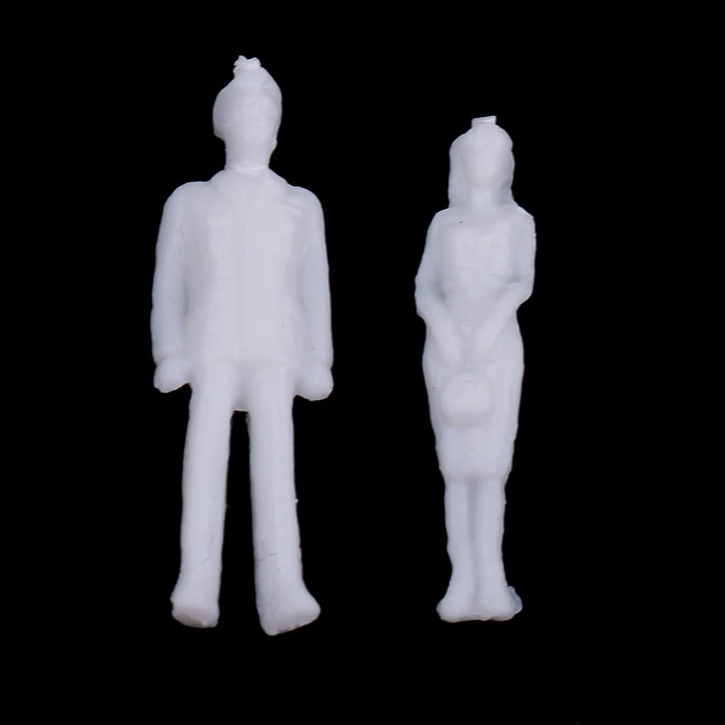 Simhoa Lots 20 1/100 Scale Unpainted Model People Architecture Figure Figurine image number 3