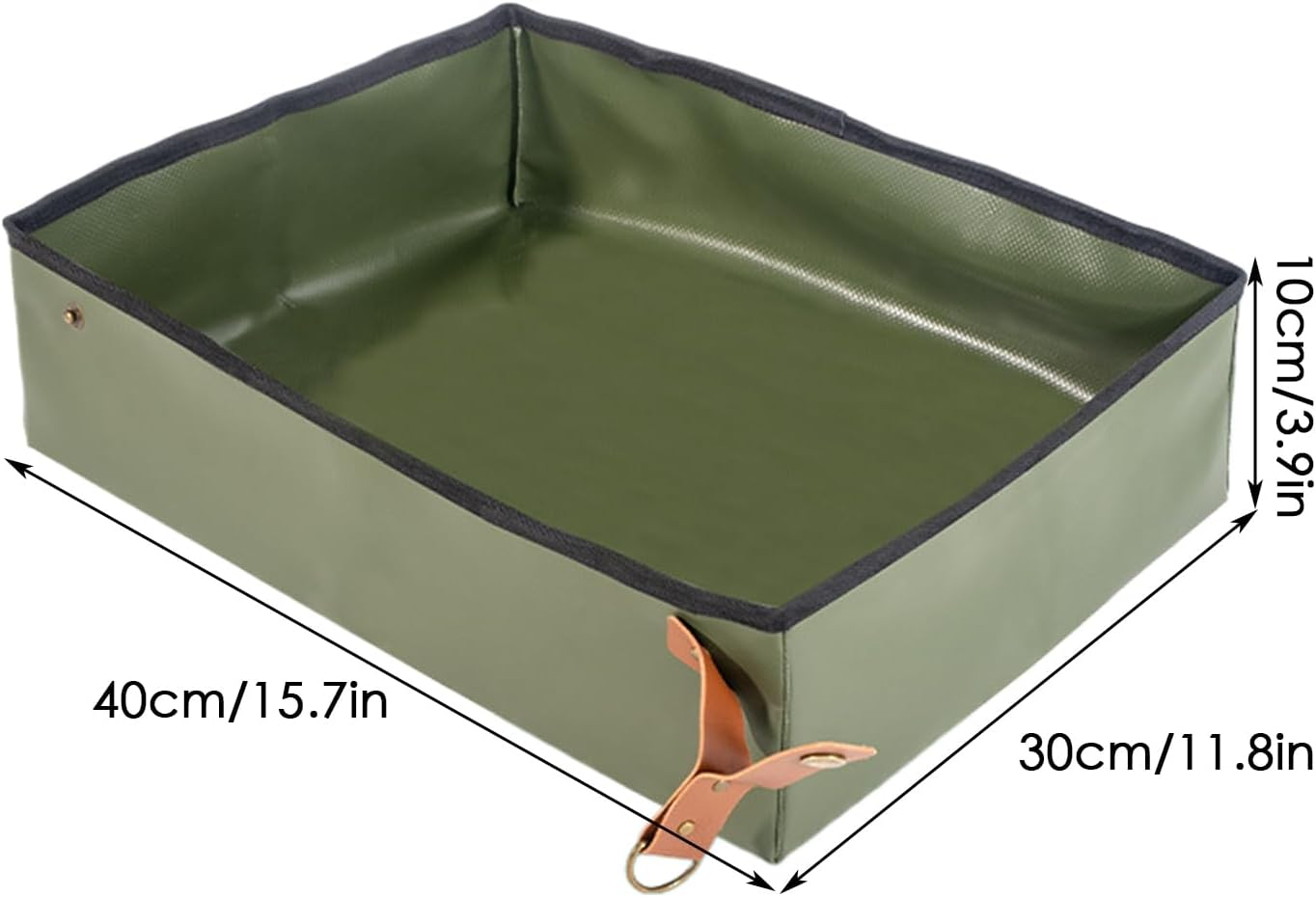 Foldable Cat Litter | Waterproof Cat Litter | Portable Toilet Space Saving Transport for Pets Home Apartment Travel Car Airplane Camping image number 5