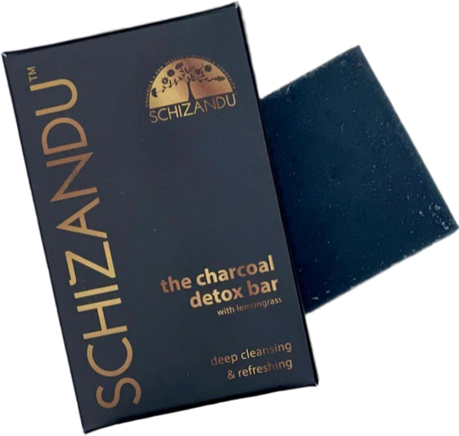 Charcoal Cleansing Bar Soap, Organic Herbal Skin Detox with Activated Charcoal, Natural Luxury for Facial and Body Detoxification, Moisturizing, Nourishing Beauty Bar, Vegan, Non GMO, 4 Oz