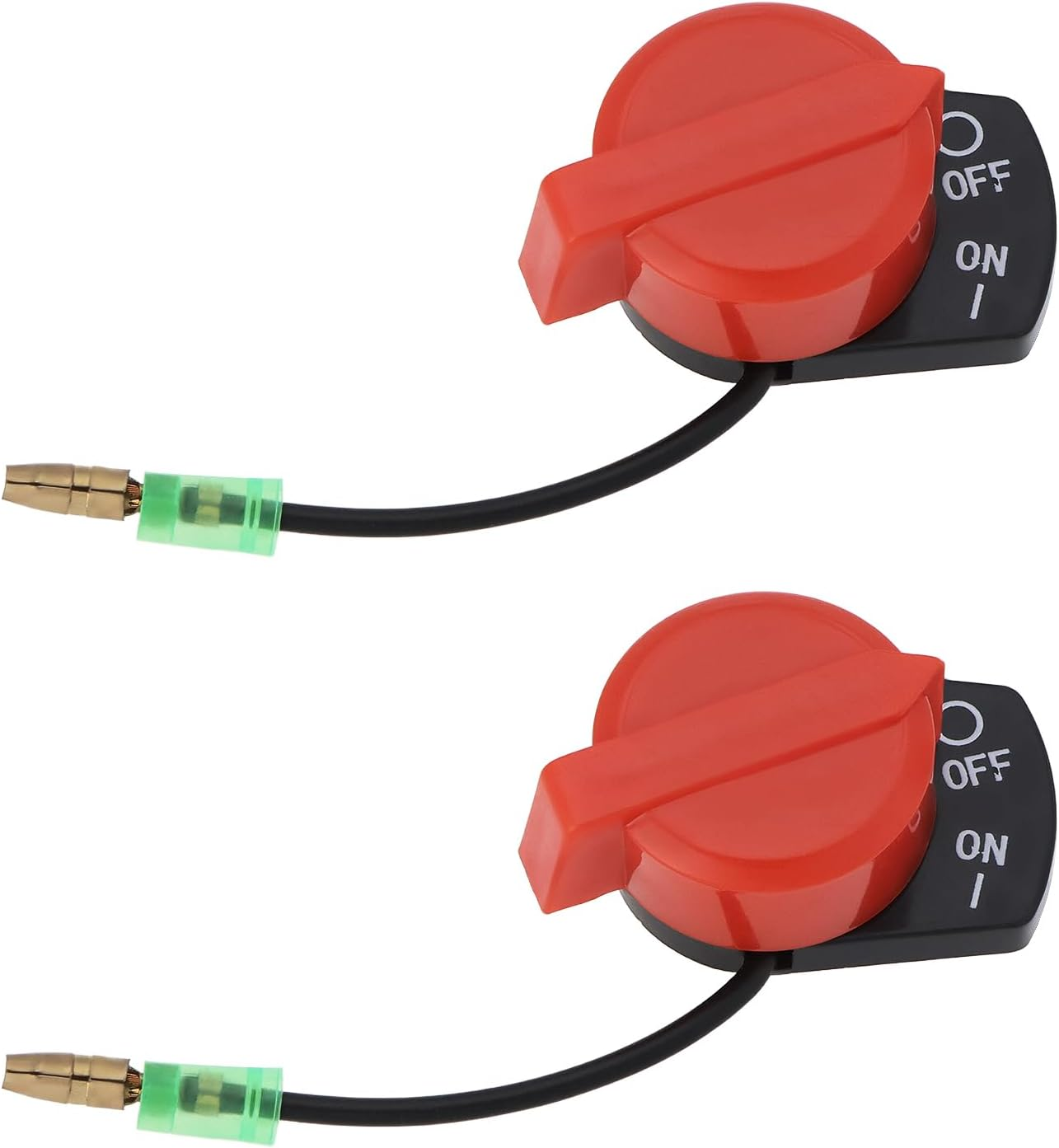 Emsea 2Pcs Mixer Stop Switch Single Wire Kill Switch 36100-ZE1-005 36100-ZE1-015 36100-883-005 Compatible with Honda G100 G150 G200 G400 GX100