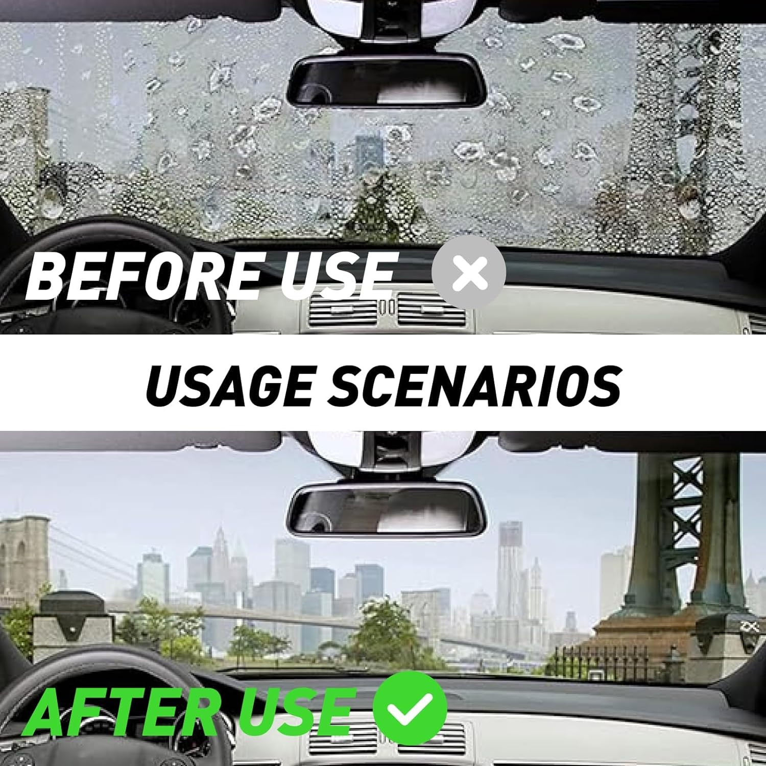 30 PCS Car Screenwash Tablets Windshield Washer Effervescent Concentrated Detergent for Cars, Windows, Kitchens Removes Dirt, Bugs & Grime, No Streaks, Safe for Glass, Equivalent to 120L Fluid image number 5