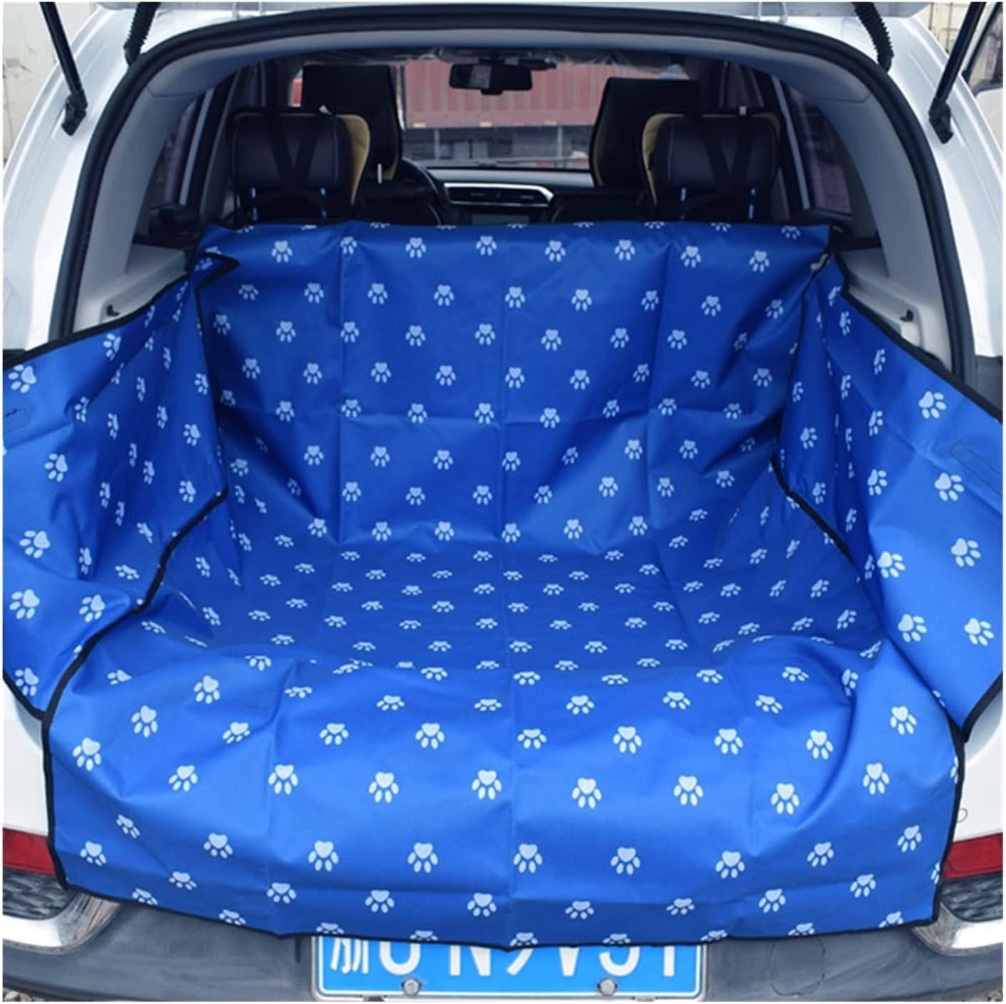 Dog Car Seat Cover Pet Car Seat Cover Cushion Dog Carrier Bag Back Hammock Protection Belt Seat Belt Dog Bag Dog Hammock(Color:F)