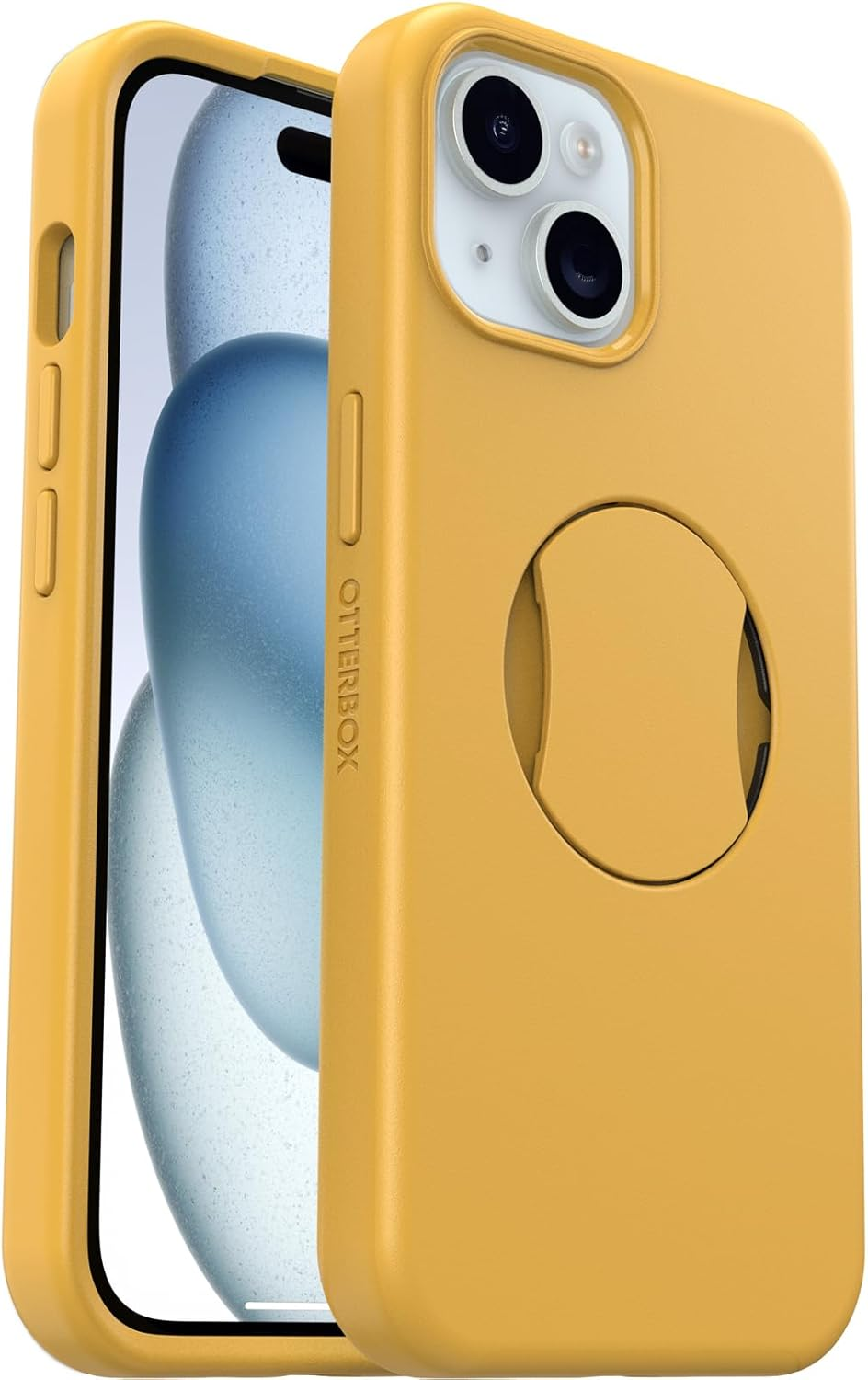 Otterbox Ottergrip Symmetry Case for Iphone 15 / Iphone 14 / Iphone 13 for Magsafe, Drop Proof, Protective Case with Built-In Grip, 3X Tested to Military Standard, Yellow