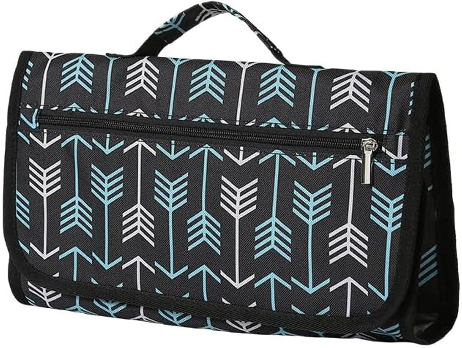 Mtxorvix Portable Changing Pad, Black, Waterproof Travel Baby Diaper Pad, Mat, Foldable, Wipes Pocket, for Baby, Foldable Clutch image number 4