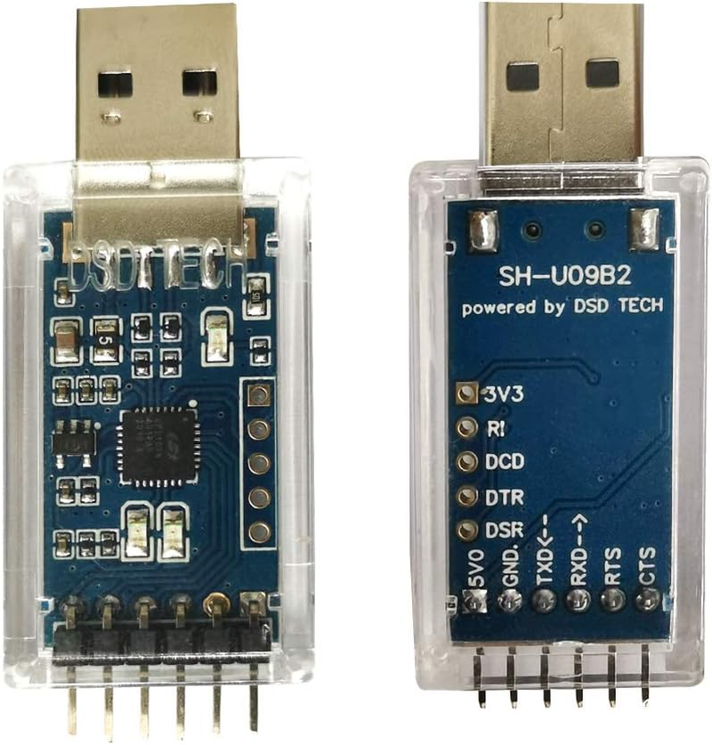 DSD TECH 2PCS USB to TTL Serial Adapter with CP2102 Chip Compatible with Windows 7,8,10,Linux,Mac OS X image number 2