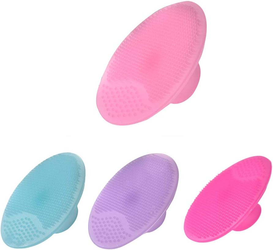 Smartopus Super Soft Silicone Face Cleaning Brush Oval Blackhead Remover Exfoliating Facial Brush image number 1