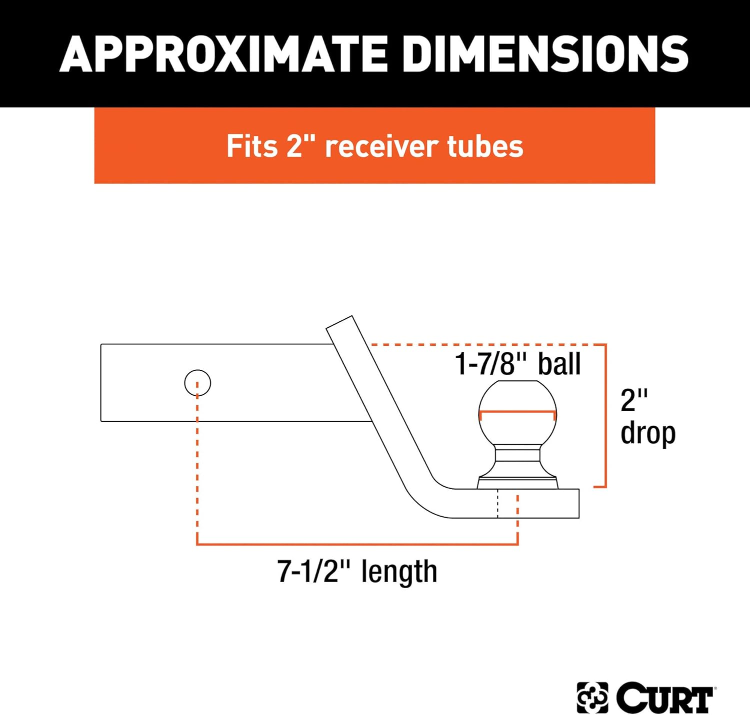 CURT 45131 Fusion Ball Mount image number 3