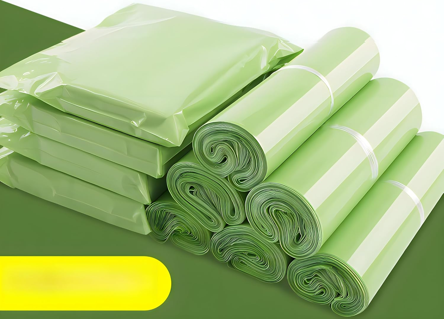 Poly Mailers 32X39 CM 100Pc Shipping Bagsn for Small Business Mailing Envelopes for Clothing,Self Seal Shipping Envelopes Waterproof Poly Bags Durable Packaging Bags Light Green image number 3