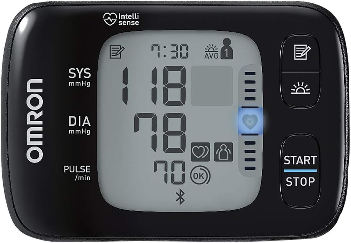 Omron HEM6232T Bluetooth&reg; Wrist Blood Pressure Monitor image number 2