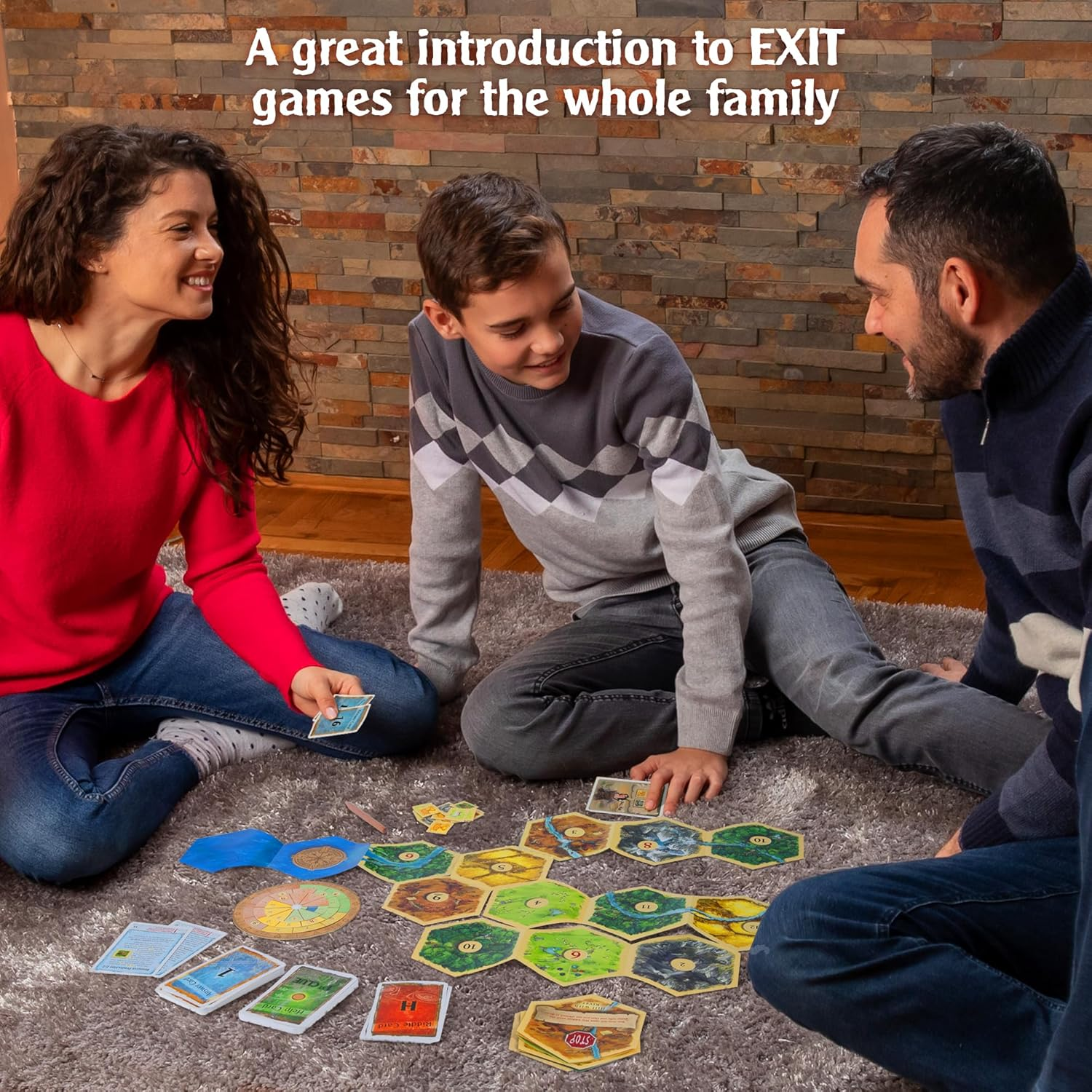 Thames & Kosmos | Exit: the Game - Adventures on Catan | Interactive Escape Room | Cooperative | 1-4 Players, Ages 10+ image number 2