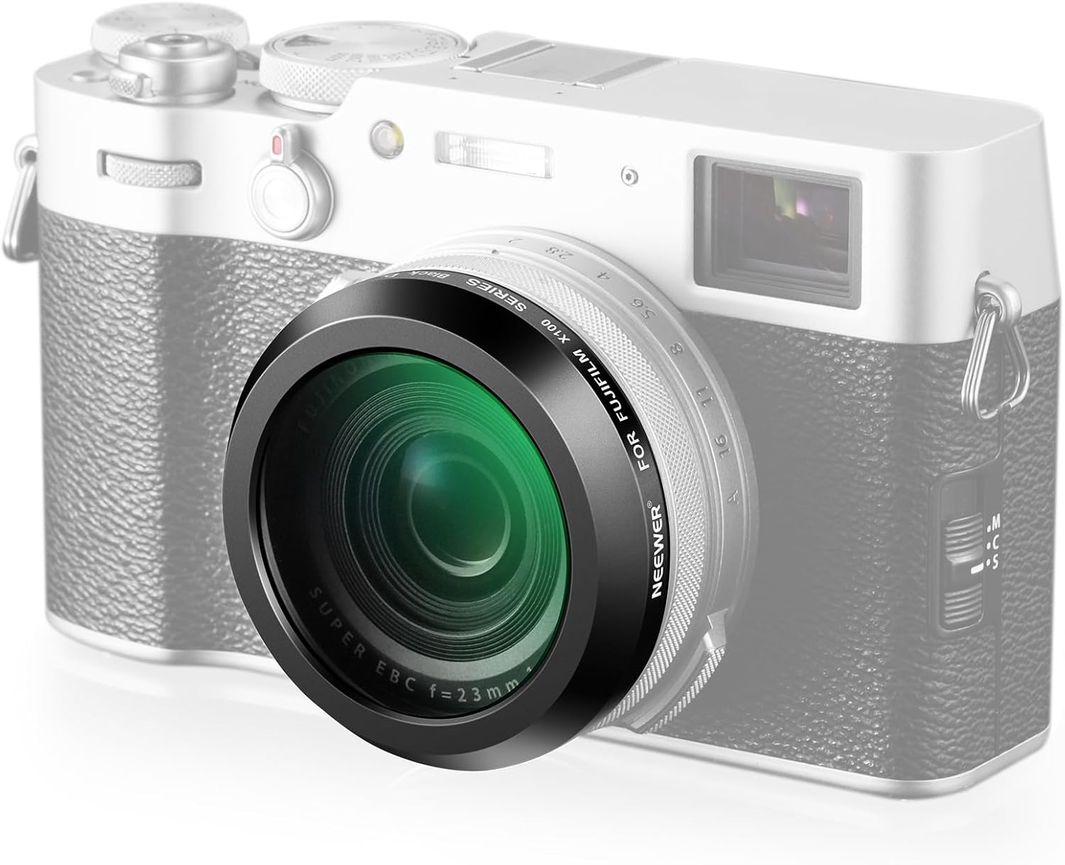 NEEWER Black Diffusion 1/4 Filter, Dreamy Cinematic Effect Lens Filter for X100 Series Cameras, Multi Coated Optical Glass, for Fujifilm X100 X100S X100F X100T X100V X100VI Cameras (Black Frame) image number 2